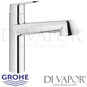 Grohe Eurodisc Cosmopolitan Single-Lever Sink Mixer - 2010 to 2012 - Tap Spare Parts 32257002 GEN1